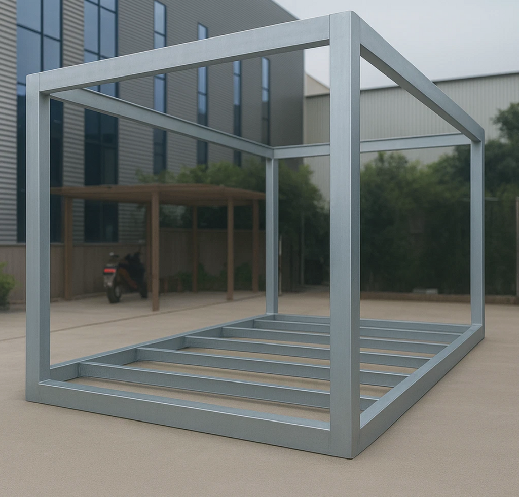 Modular 6x3m Steel Structure Pod Studi Prefabricated Portable Building Container Frame